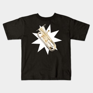 Euphonium on black Kids T-Shirt